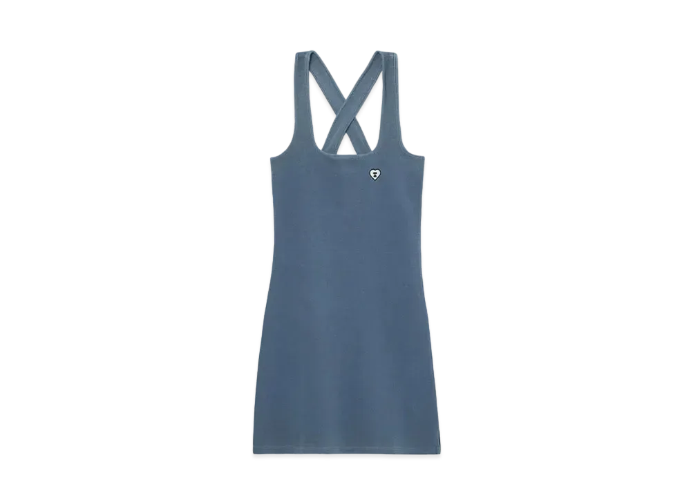 A BATHING APE Washed Mini Dress "Navy"