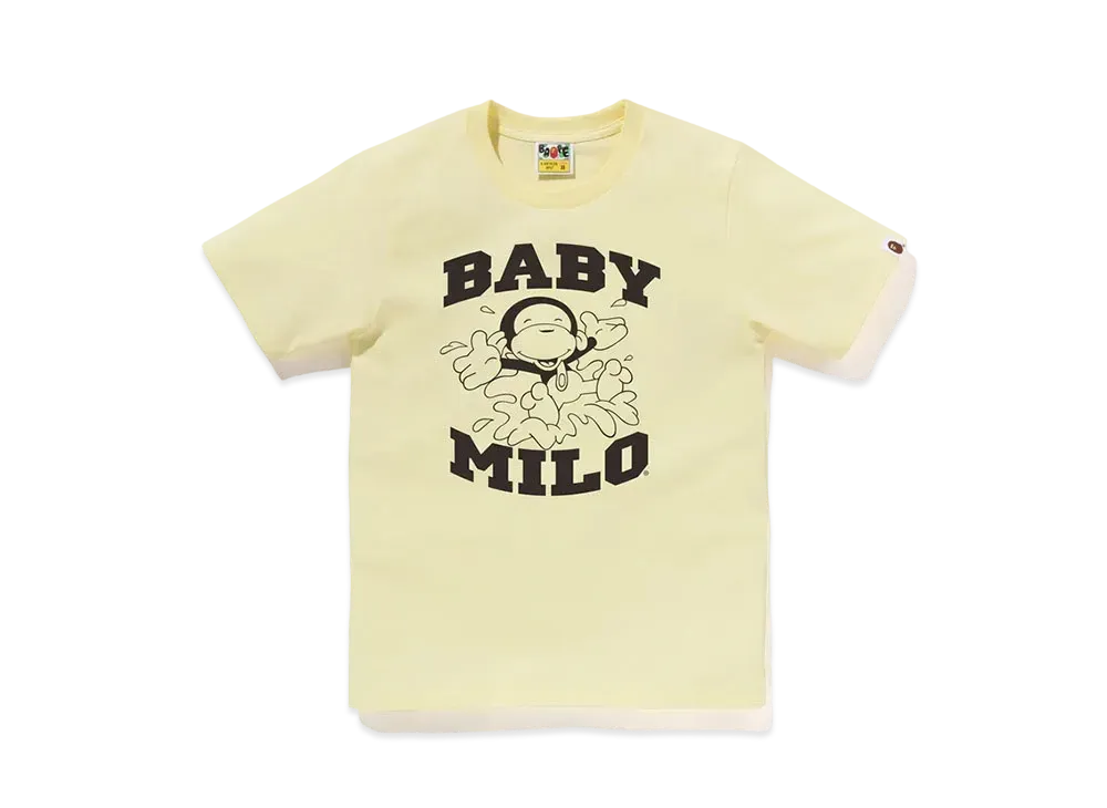 A BATHING APE Milo Playing In The Water Tee "Yellow"
