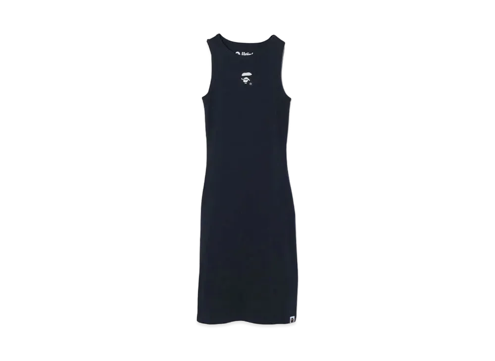 A BATHING APE Ape Face Tank Top Onepiece "Navy"