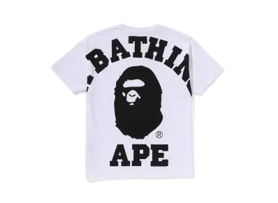 A BATHING APE Big College Tee L "White"