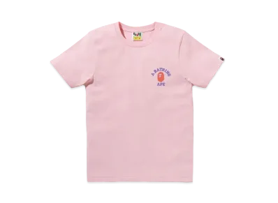 A BATHING APE College One Point Tee "Pink"