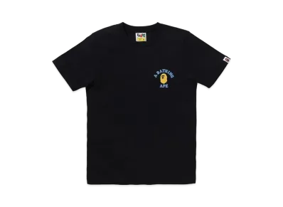 A BATHING APE College One Point Tee "Black"