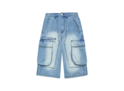 A BATHING APE Knee Length Cargo Shorts "Lightindi"