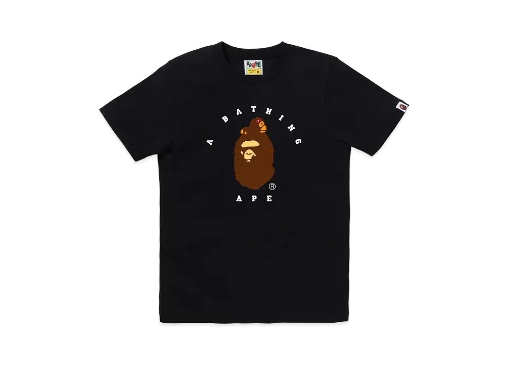 A BATHING APE Lisa On Ape Head Tee "Black"