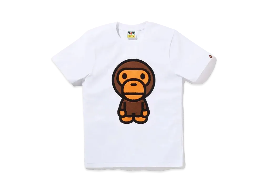 A BATHING APE Boa Big Baby Milo Tee "White"