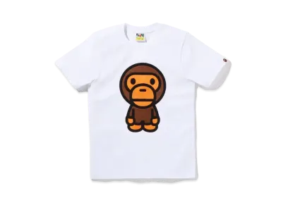 A BATHING APE Boa Big Baby Milo Tee "White"
