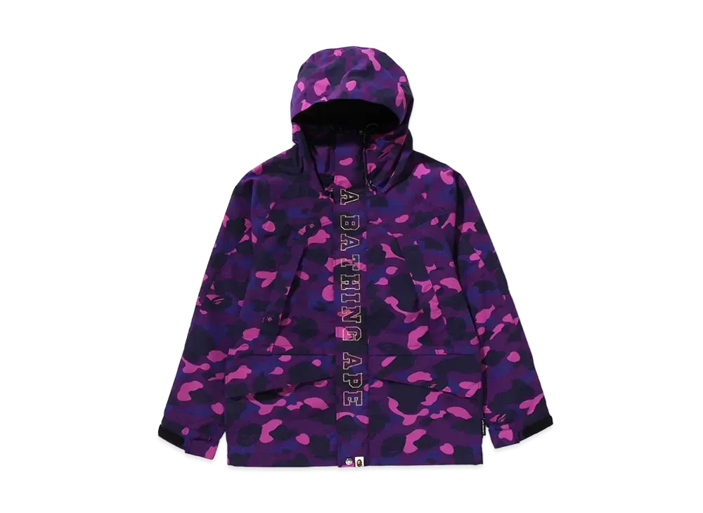 A BATHING APE Snowboard Jacket "Purple"