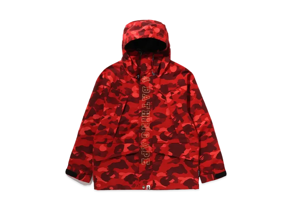 A BATHING APE Snowboard Jacket "Red"