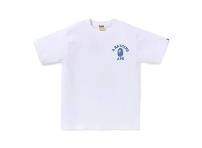 A BATHING APE Color Camo College ATS Tee "White"