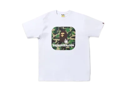 A BATHING APE ABC Camo Bape Online Tee "White"