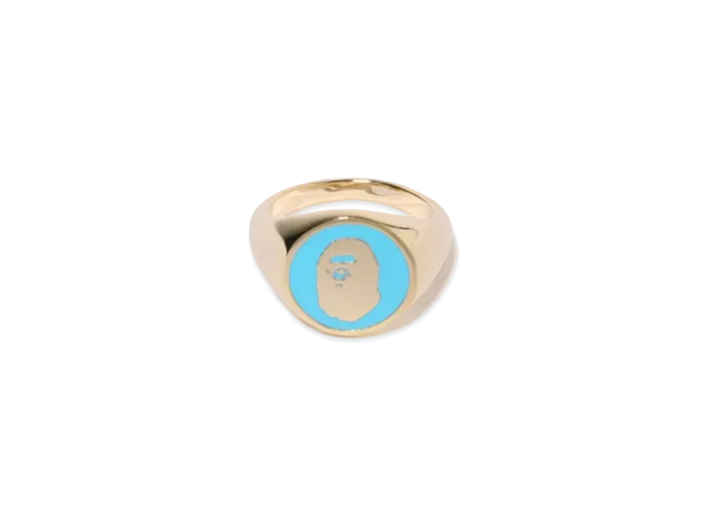 A BATHING APE Ape Head Signet Ring "Sax"