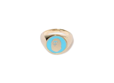 A BATHING APE Ape Head Signet Ring "Sax"