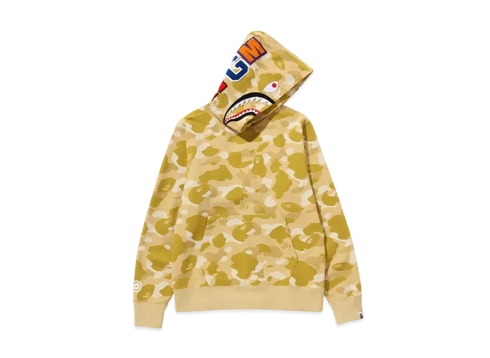 A BATHING APE Shark Pullover Hoodie "Yellow"