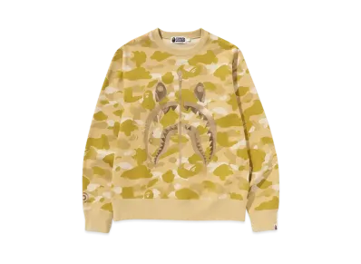 A BATHING APE Shark Crewneck "Yellow"