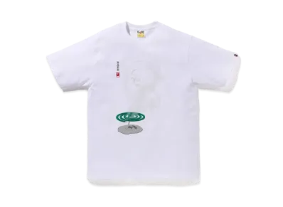 A BATHING APE Mosquito Coil Ape Head Tee "White"