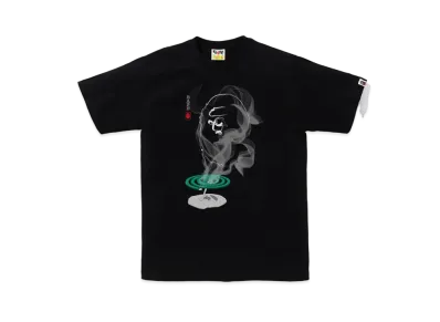 A BATHING APE Mosquito Coil Ape Head Tee "Black"