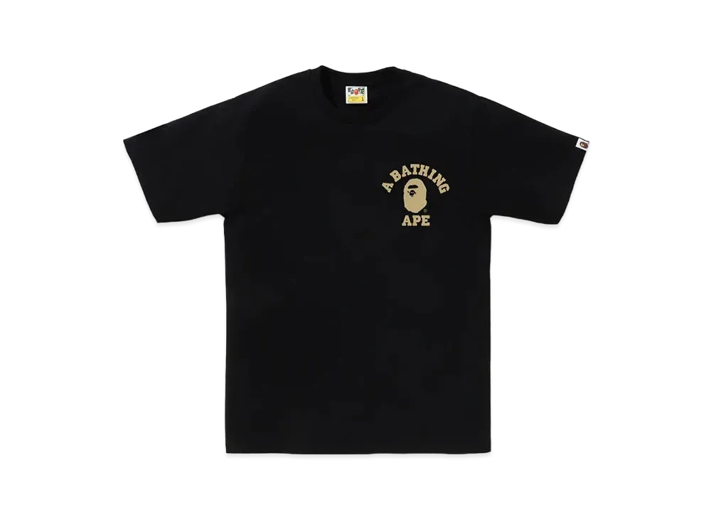A BATHING APE 1st Camo College Ats Tee "Black"