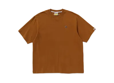 A BATHING APE One Point Relaxed Fit Tee "Brown"