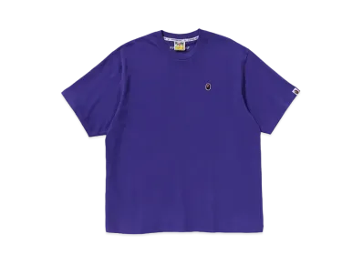 A BATHING APE One Point Relaxed Fit Tee "Purple"