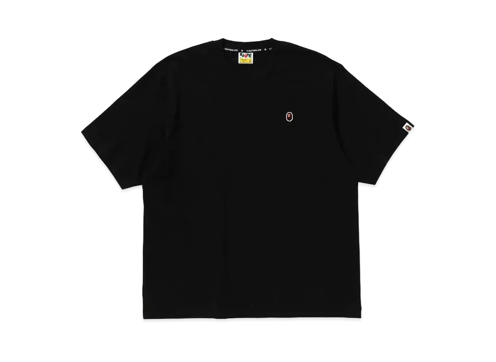 A BATHING APE One Point Relaxed Fit Tee "Black"
