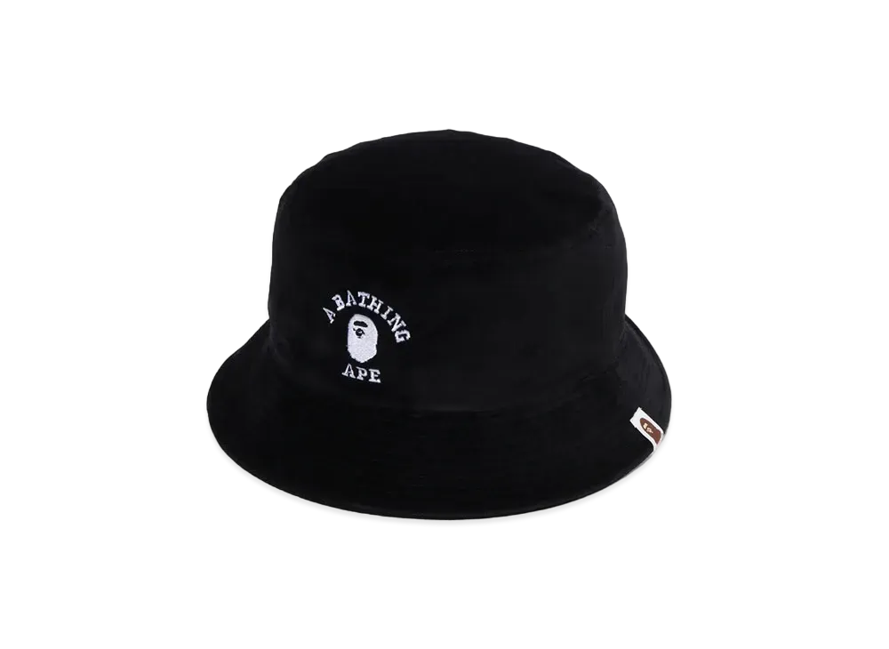 A BATHING APE One Point Bucket Hat "Black"
