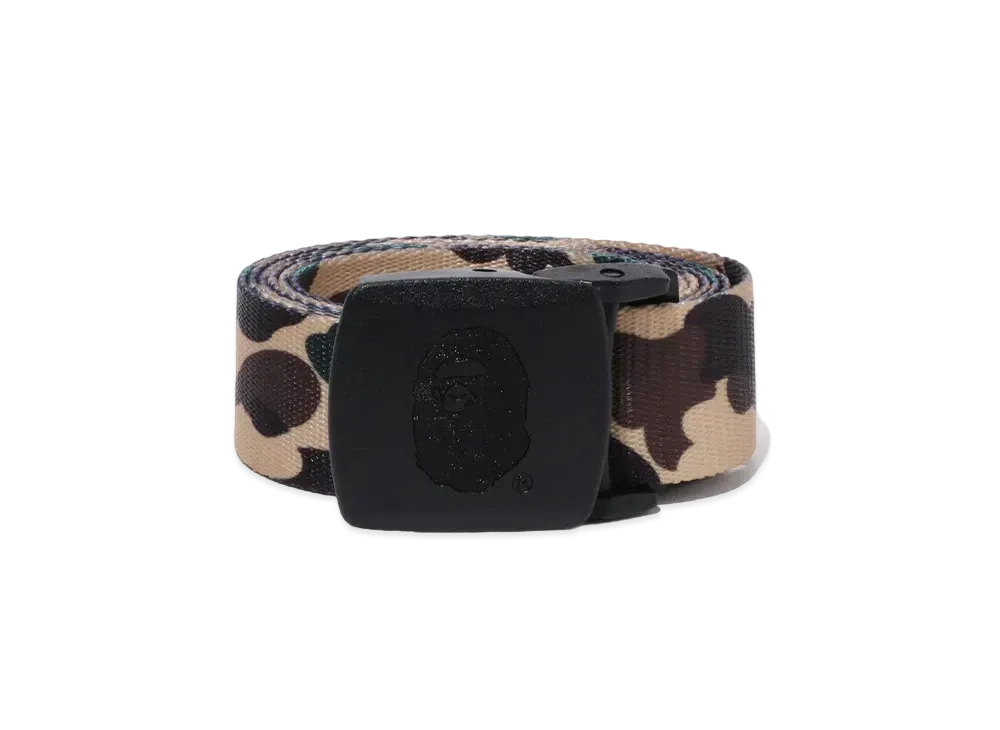 A BATHING APE 1st Camo GI Belt "Yellow"