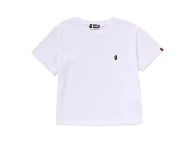 A BATHING APE One Point Mini Tee "White"