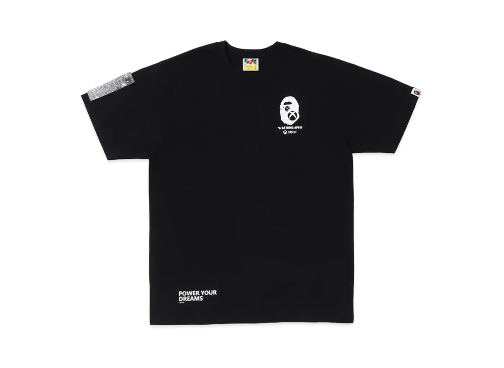 A BATHING APE ゲームシャツ A BATHING APE×MITCHELL ＆ NESS ゲームシャツ ブラック サイズ