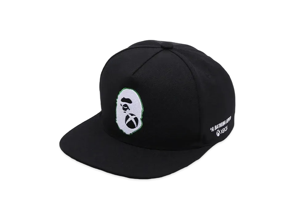 A BATHING APE x XBOX Snapback Cap "Black"