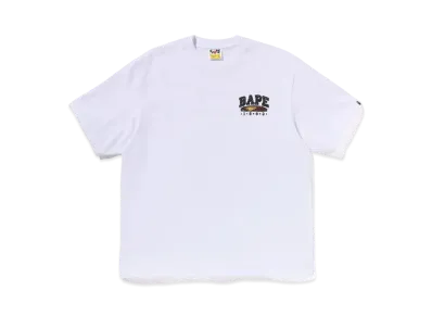 A BATHING APE Hand Draw Bape Relaxed Fit Tee "White"