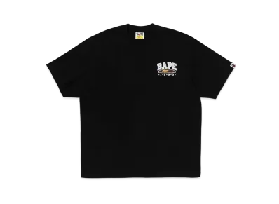 A BATHING APE Hand Draw Bape Relaxed Fit Tee "Black"