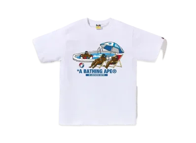 A BATHING APE Poolside Tee "White"