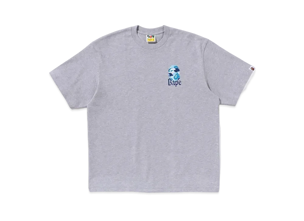 A BATHING APE Flora Ape Head Relaxed Fit Tee "Gray"