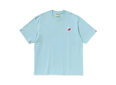 A BATHING APE Ape Head 2 Point Relaxed Fit Tee "Sax"