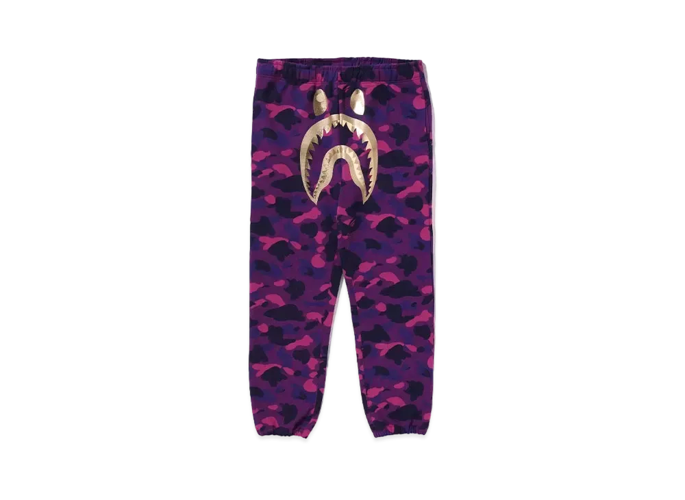 A BATHING APE Shark Sweat Pants "Purple"