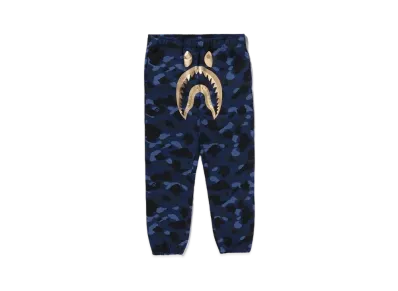 A BATHING APE Shark Sweat Pants "Navy"