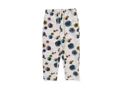 A BATHING APE Floral Camo Sweat Pants "Ivory"