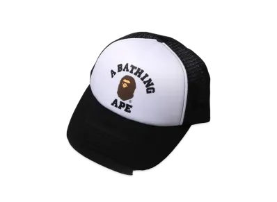 A BATHING APE College Mesh Cap "Black"
