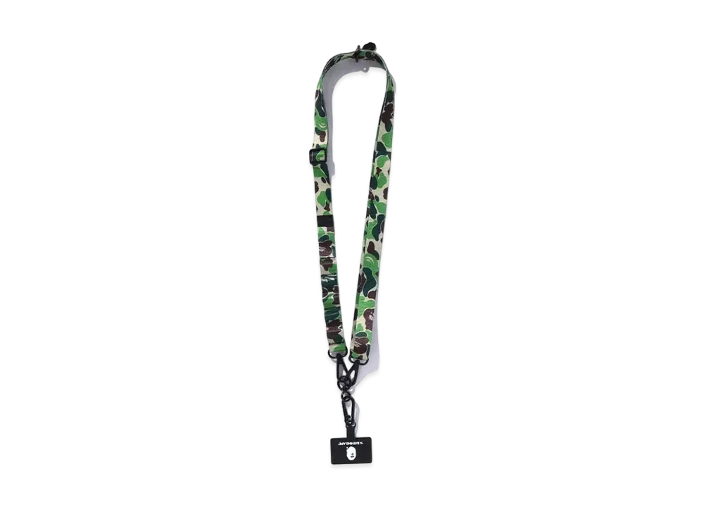 A BATHING APE ABC Camo Smartphone Shoulder Strap "Green"