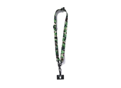A BATHING APE ABC Camo Smartphone Shoulder Strap "Green"