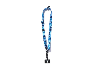 A BATHING APE ABC Camo Smartphone Shoulder Strap "Blue"