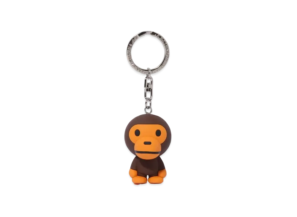 A BATHING APE Baby Milo Keychain "Brown"