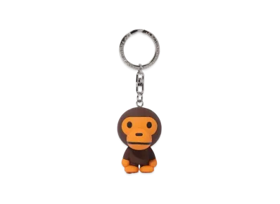 A BATHING APE Baby Milo Keychain "Brown"