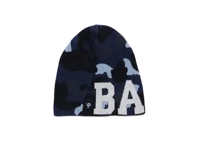 A BATHING APE Knit Cap "Navy"