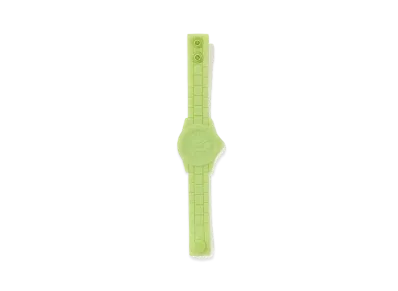 A BATHING APE Bapex Silicon Bracelet "Green"