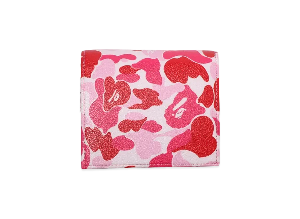 A BATHING APE ピンクカモ 二つ折り財布 A BATHING APE - 中古APEウォレット財布ピンク迷彩エイプ2