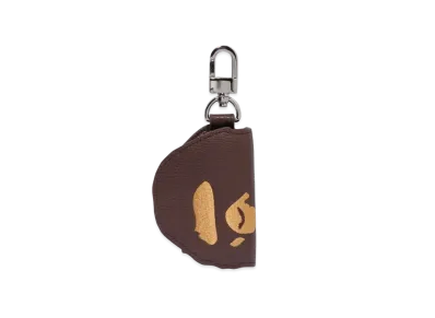 A BATHING APE Ape Head Key Case "Brown"