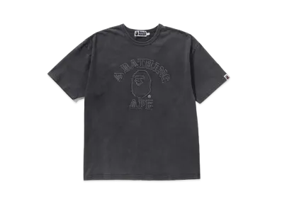 A BATHING APE Pigment Dyed Oversized Tee "Gray"