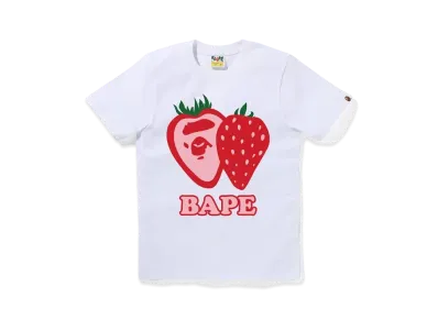 A BATHING APE Bape Strawberry Tee "White"