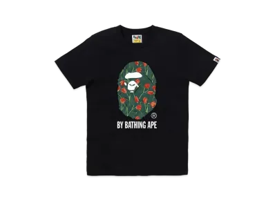 A BATHING APE Tulip Camo By Bathing Tee "Black/Green"